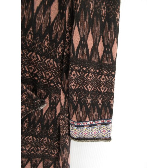 BKE Buckle Sweater Medium Open Cardigan Tunic Tribal Southwestern - Picture 3 of 12